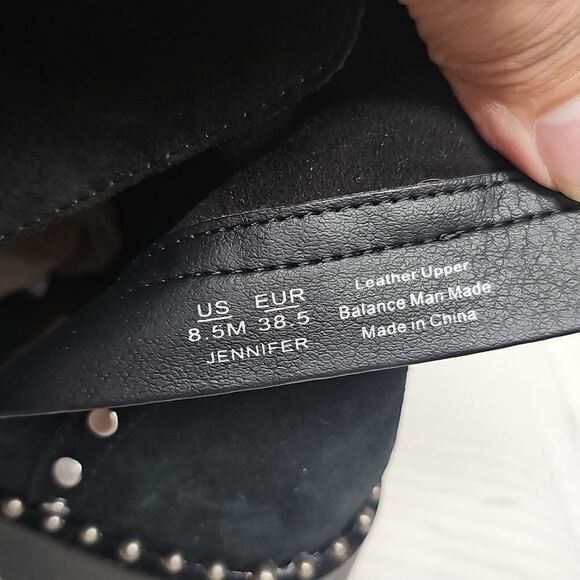 SAM EDELMAN JENNIFER STUDDED ANKLE BOOTS BFPM-04-018 - Picture 10 of 10